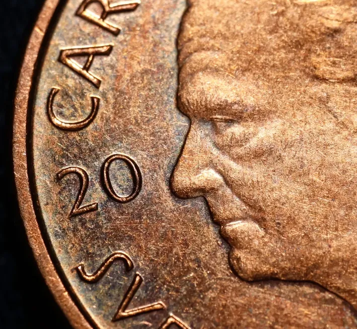 Svenska kronan stärks
