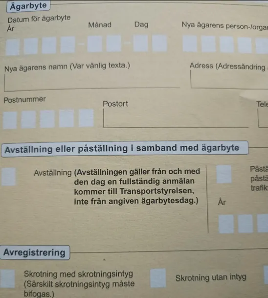 Gör ägarbytet med blankett – när det digitala inte passar