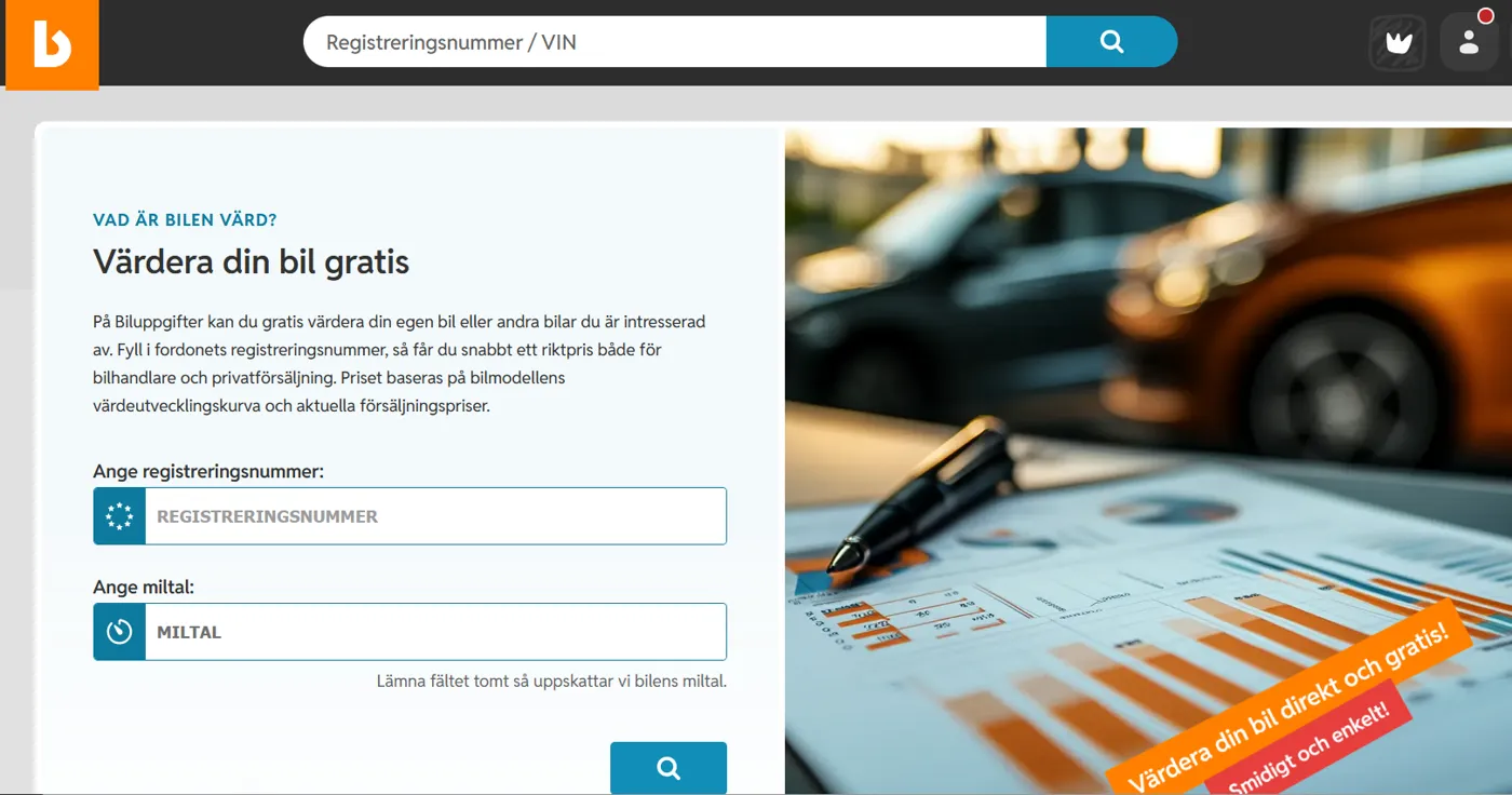 Så värderar du bilen online – smidigt och gratis