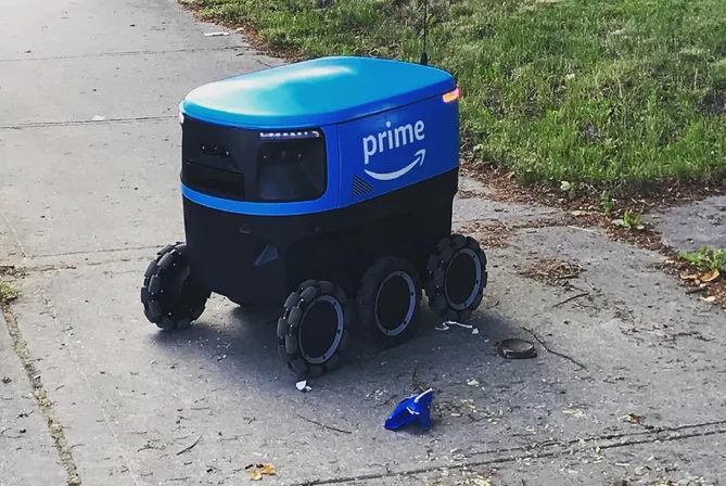 Amazon – leveransrobotar och AI-lager
