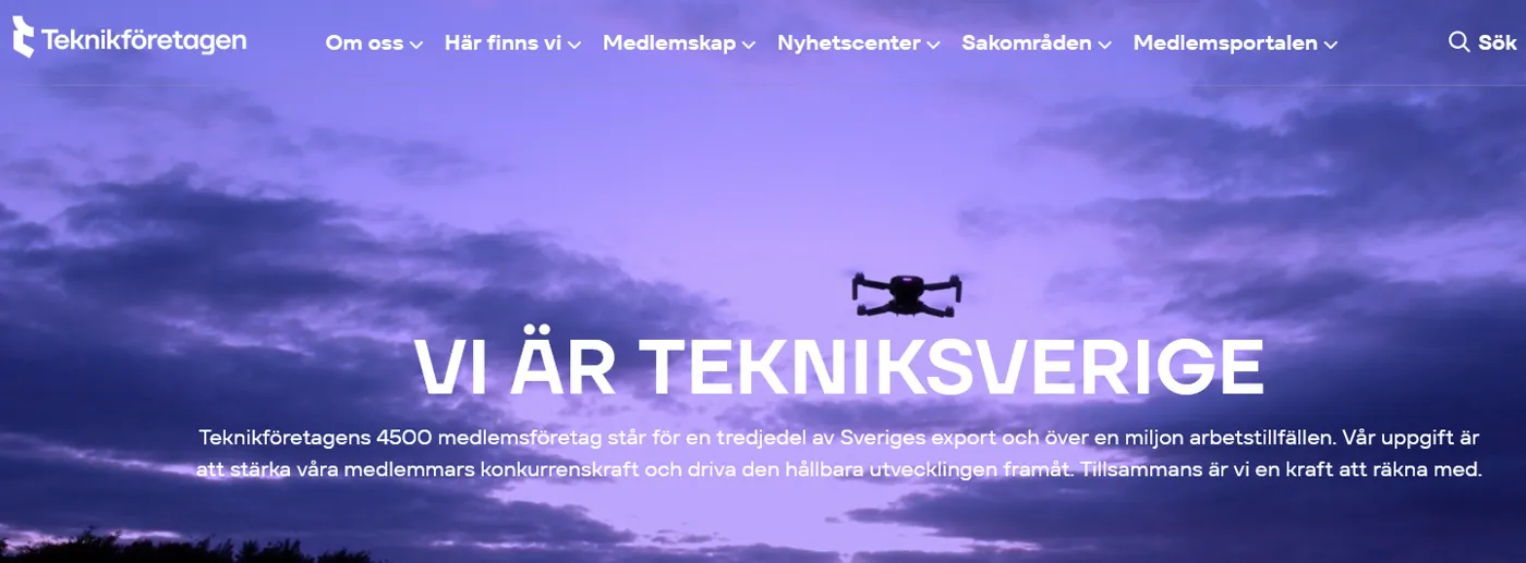 Teknikindustrin leder vägen