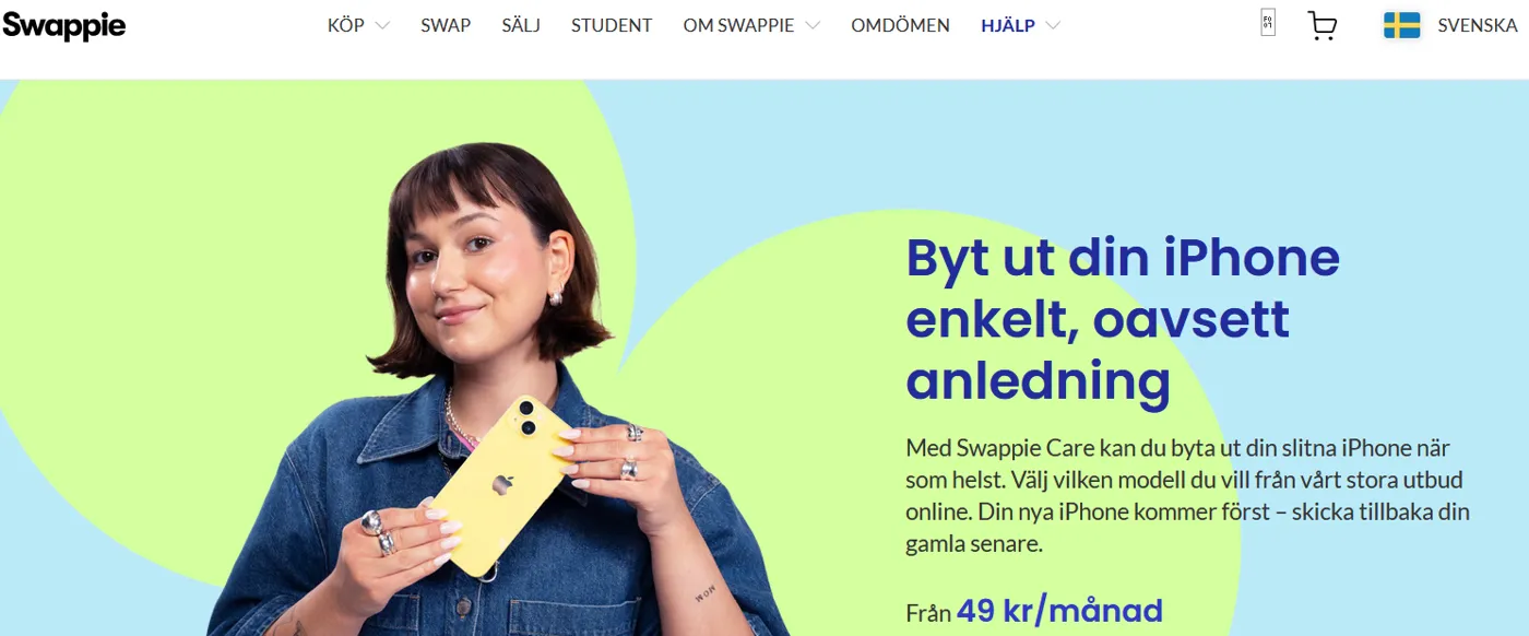 Andra utmanare – så skiljer sig Swappie från pantstationer